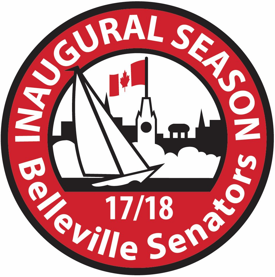 Belleville Senators 2017 Anniversary Logo iron on transfers for T-shirts